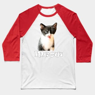 Meow Cute Kittens Cats Baseball T-Shirt